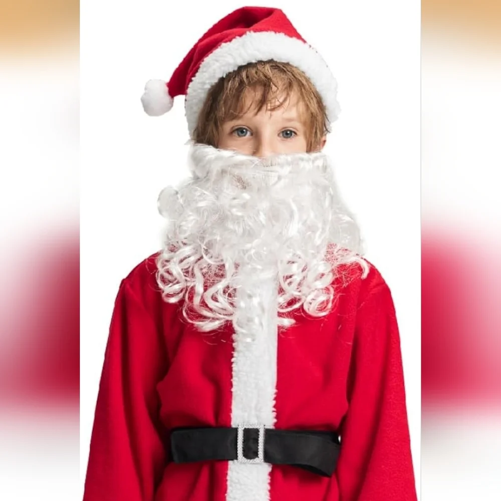 NWT IKALI Christmas Santa Claus CosTUME, Size 7-8 Years